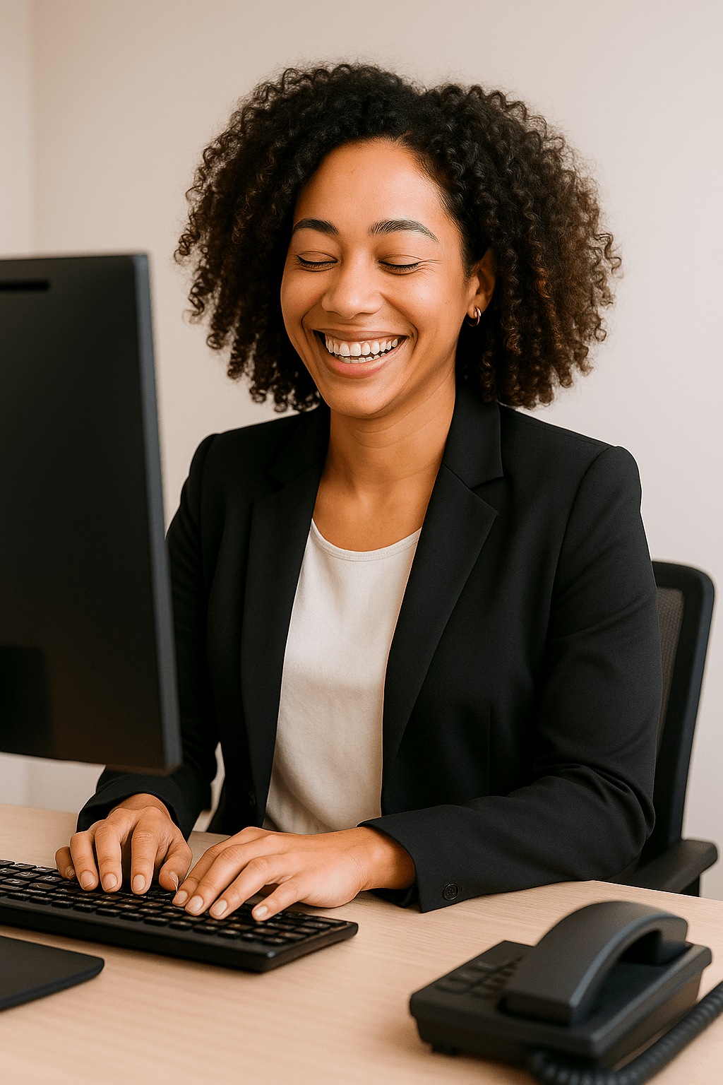 mulher com um tablet